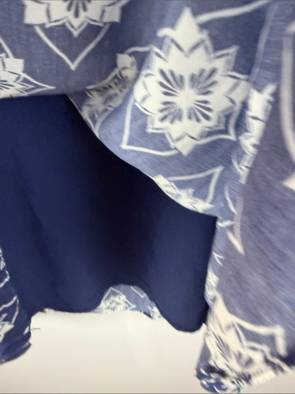 Hatley Blue Medallion Sleeveless Shift Dress Large Geometric Boho Summer Dress - Picture 10 of 14